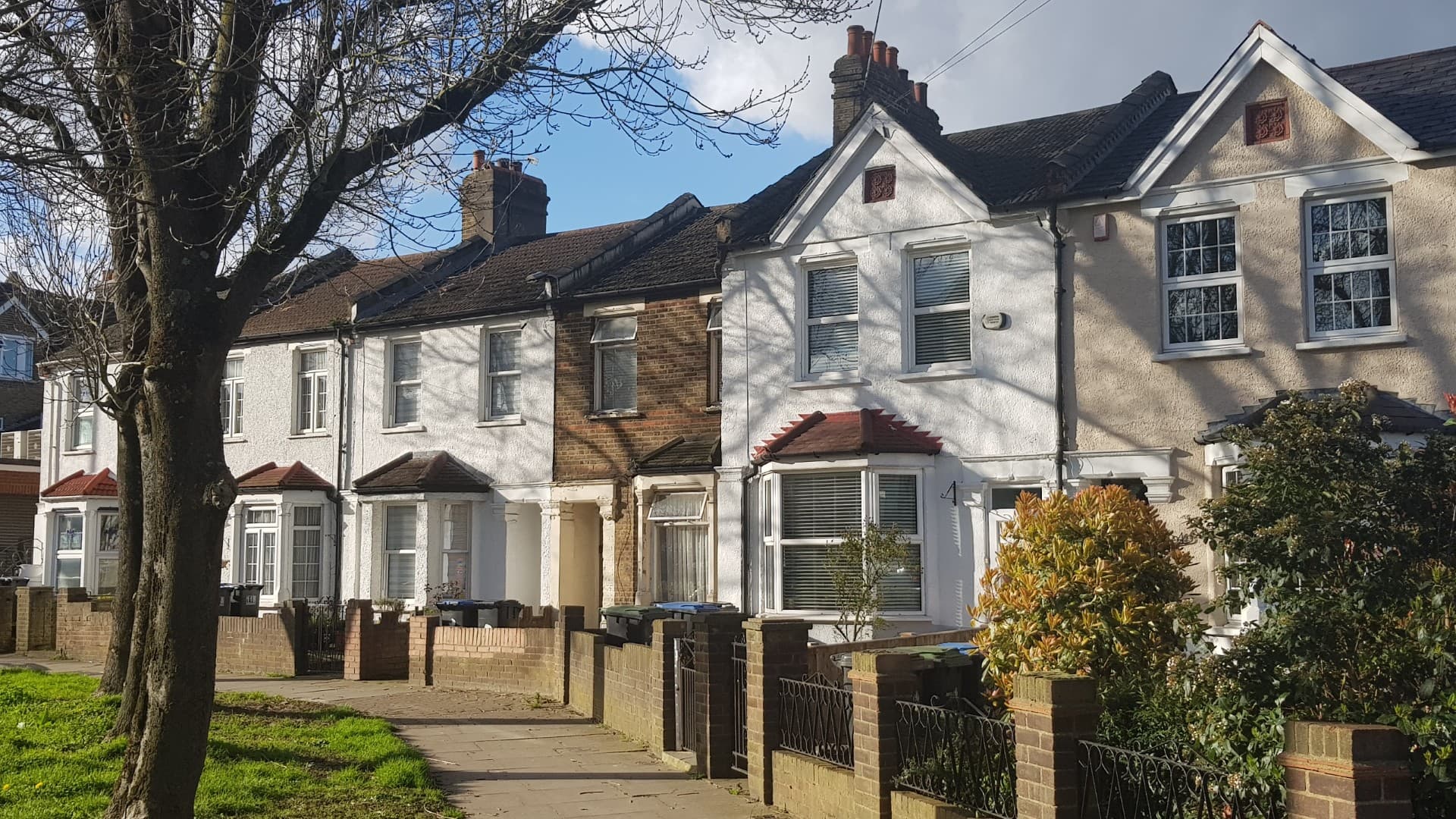 Homes and pavement in the Southbury area
